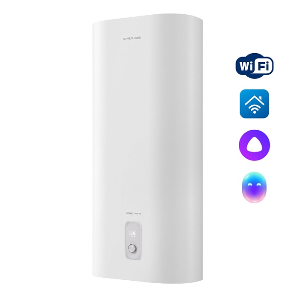 Водонагр Royal Thermo RWH 50 Smalto Inverter 50л, 2,0кВт, X-Heat, Wi-Fi, универс.монтаж, прямоуг.