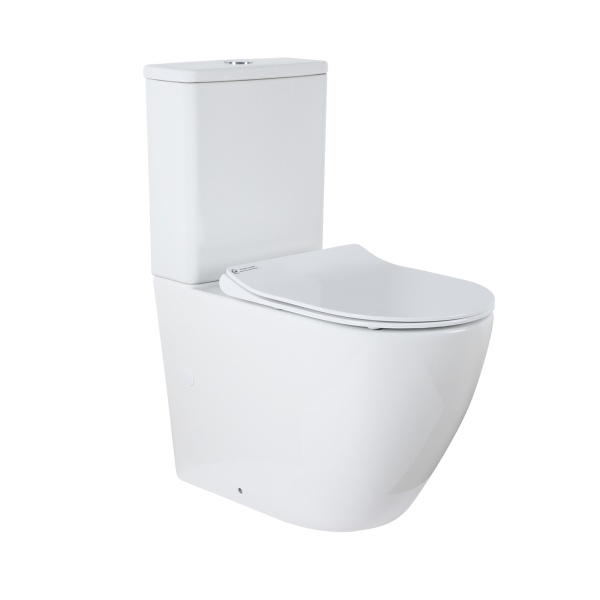 Унитаз-компакт Azario Grado безободковый, сиденье с микролифтом AZ-2141